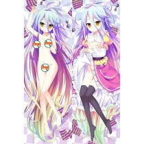 NO GAME NO LIFE Shiro Anime Dakimakura Pillow Case