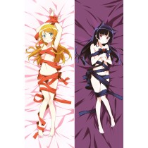 Oreimo Ruri Gokō Kuroneko Kirino Kosaka Anime Dakimakura Pillow Case