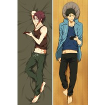 Free! Iwatobi Swim Club Rin Matsuoka Sosuke Yamazaki Anime Dakimakura Pillow Cover