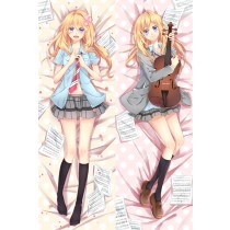 Your Lie In April Kaori Miyazono Anime Dakimakura Pillow Cover