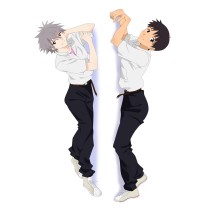 Neon Genesis Evangelion EVA Shinji Ikari Kaworu Nagisa Anime Dakimakura Pillow Case