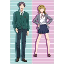 Monthly Girls' Nozaki-kun Yuzuki Seo Hirotaka Wakamatsu Anime Dakimakura Pillow Case