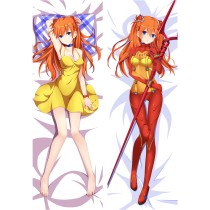 Neon Genesis Evangelion EVA Asuka Langley Soryu Anime Dakimakura Pillow Cover