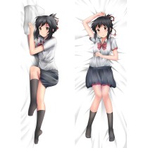 Your Name Miyamizu Mitsuha Anime Dakimakura Pillow Cover