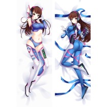 Overwatch OW D.Va Hana Song Anime Dakimakura Pillow Cover