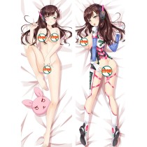 Overwatch OW D.Va Hana Song Anime Dakimakura Pillow Cover