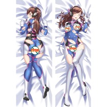 Overwatch OW D.Va Hana Song Anime Dakimakura Pillow Cover