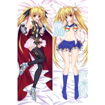 Magical Girl Lyrical Nanoha Fate Testarossa Anime Dakimakura Pillow Cover 