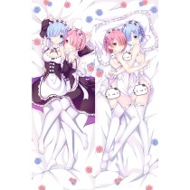 Re:Zero Rem Ram Anime Dakimakura Pillow Cover