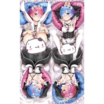 Re:Zero Rem Ram Anime Dakimakura Pillow Cover