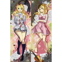 Your Lie In April Kaori Miyazono Anime Dakimakura Pillow Cover