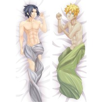 Naruto Sasuke Uchiha Naruto Uzumaki Anime Dakimakura Pillow Cover