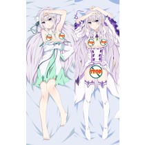 Re:Zero − Starting Life in Another World Emilia Anime Dakimakura Pillow Cover