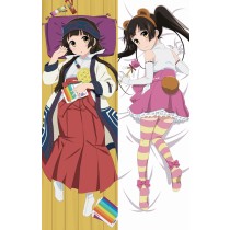 Kuma Miko: Girl Meets Bear Machi Amayadori Anime Dakimakura Pillow Cover