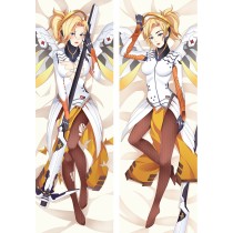 Overwatch OW Mercy Anime Dakimakura Pillow Cover