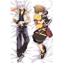 Kingdom Hearts Sora Riku Anime Dakimakura Pillow Cover