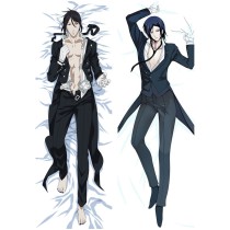 Anime Dakimakura Black Butler Sebastian Body Pillow Case