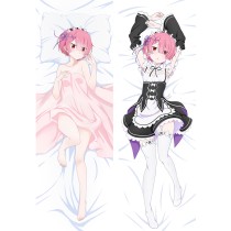 Re:Zero Dakimakura Ram Anime Girl Hugging Body Pillow Case Cover