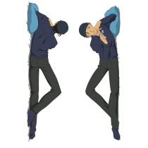 Detective Conan Shuichi Akai Anime Dakimakura Pillow Cover 