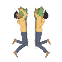 Detective Conan Hattori Heiji Anime Dakimakura Pillow Cover 