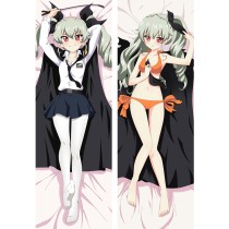 Girls und Panzer Anchovy Anime Dakimakura Pillow Case 