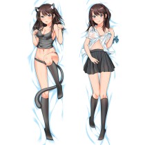 Anime Seiren Hikari Tsuneki Otaku Dakimakura Hugging Body Pillow Case