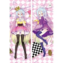 Anime No Game No Life Shiro Dakimakura Pillow Case Cover Hug Body