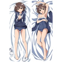Strike Witches/Brave Witches Miyafuji Yoshika Dakimakura Pillow Case Cover Hugging Body