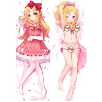 Eromanga Sensei Elf Yamada Maid Otaku Dakimakura Hugging Body Pillow Case Cover