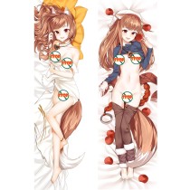 Anime Spice and Wolf Holo Cute Girl Dakimakura Pillow Cover Case