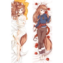 Anime Spice and Wolf Holo Cute Girl Dakimakura Pillow Cover Case Hugging Body