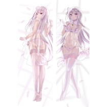 Re:Zero Dakimakura Emilia Girl Hugging Body Pillow Cases Covers