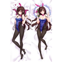 Overwatch OW D.VA Anime Pillow Case Otaku Japan Dakimakura