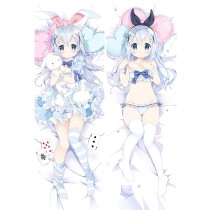 Is the Order a Rabbit? Kafuu Chino Anime Dakimakura Hugg Body Pillow Case 