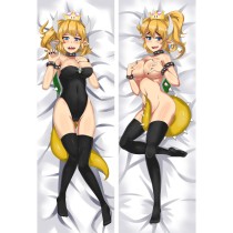 Super Mario Bowsette Princess Bowser Anime Dakimakura Pillow Cover