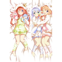Is the Order a Rabbit? Hoto Cocoa Chino Anime Dakimakura Pillow Cover