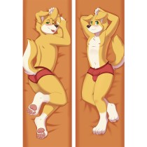 Kemono Friends Furry Dog Anime Dakimakura Pillow Cover