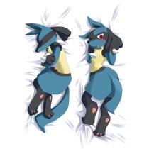Pokemon pocket monster Lucario Anime Dakimakura Pillow Cover