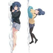 Laid-Back Camp Shima Rin Anime Dakimakura Pillow Cover