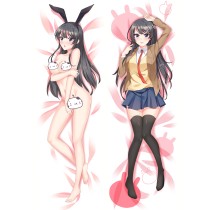 Rascal Does Not Dream of Bunny Girl Senpai Anime Dakimakura Pillow Cover H3886-B