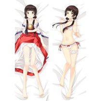 Kuma Miko: Girl Meets Bear Machi Amayadori Anime Dakimakura Pillow Cover