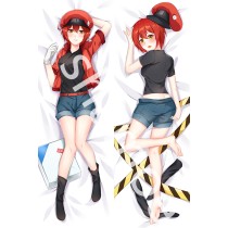 Cells at Work! Erythrocyte Red Blood Cell AE3803 Anime Dakimakura Pillow Cover