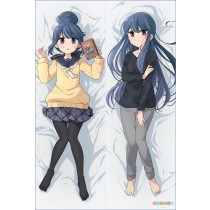 Laid-Back Camp Shima Rin Anime Dakimakura Pillow Cover