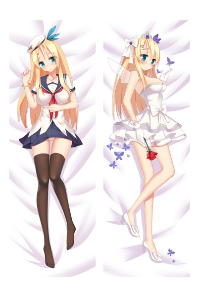Anime Dakimakura Warship Girls Saratoga Hugging Body Pillow case