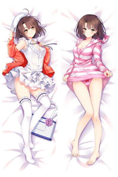 Saekano Kato Megumi Anime Dakimakura Pillow Cover