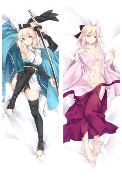 Fate/Grand Order Okita Sōji Saber Anime Dakimakura Pillow Cover