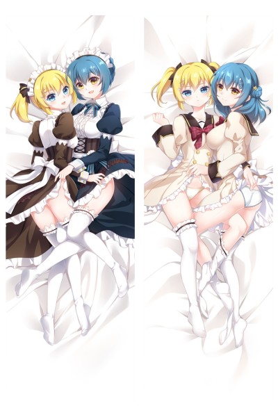 Anime Battle Girl High School Shiho Kunieda&Kanon Kougami Dakimakura Hugging Body Pillow Case