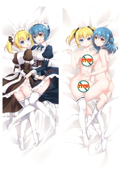 Anime Battle Girl High School Shiho Kunieda&Kanon Kougami Dakimakura Hugging Body Pillow Case
