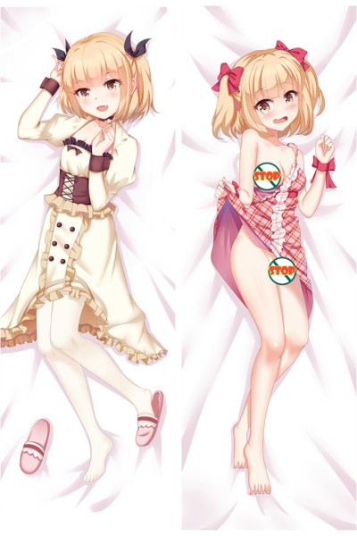 Anime New Game! Yun Iijima Otaku Dakimakura Hugging Body Pillow Case 
