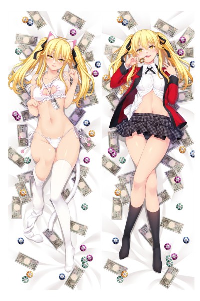 Anime Kakegurui Compulsive Gambler Saotomebunari Dakimakura Hug Body Pillow Cover